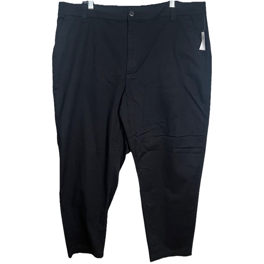Old Navy Pants Women's Size XXL Black OG Chino High-Rise Ankle Elastic Waist New